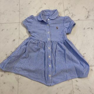 ラルフローレン(Ralph Lauren)の【専用】ラルフローレン ストライプワンピース　80(ワンピース)