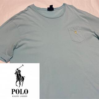 ポロラルフローレン(POLO RALPH LAUREN)の90s 古着 ポロ ラルフローレン 刺繍ロゴ XL ビッグシルエット ゆるだぼ(Tシャツ/カットソー(半袖/袖なし))