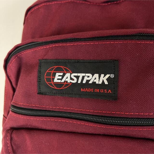 90s USA製 EASTPAK バーガンディ レザー リュック