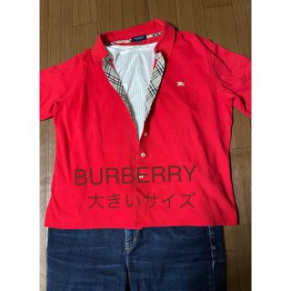 バーバリー(BURBERRY)の【希少サイズ】未使用品　BURBERRY 半袖トップス　48　大きいサイズ(シャツ/ブラウス(半袖/袖なし))