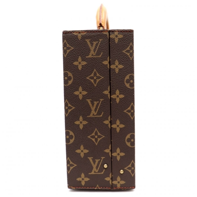 LOUIS VUITTON(ルイヴィトン)の美品 ルイヴィトン モノグラム ボワット ビジュートランク ジュエリーボックス レディース 茶 ゴールド金具 M47120 LOUIS VUITTON インテリア/住まい/日用品の日用品/生活雑貨/旅行(旅行用品)の商品写真