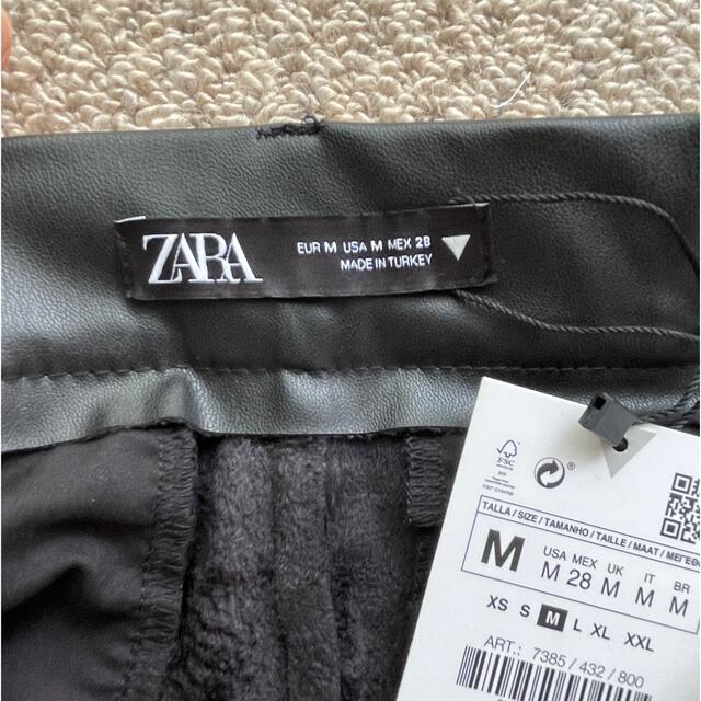 ZARA レザーショートパンツ