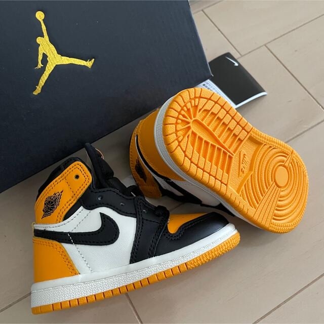 NIKE(ナイキ)の【ジョーさん専用】Jordan1 "Taxi" TD11cm(US5c キッズ/ベビー/マタニティのベビー靴/シューズ(~14cm)(スニーカー)の商品写真