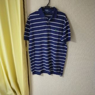 ポロラルフローレン(POLO RALPH LAUREN)のポロラルフローレン半袖ポロシャツ　ネイビー　美品(ポロシャツ)