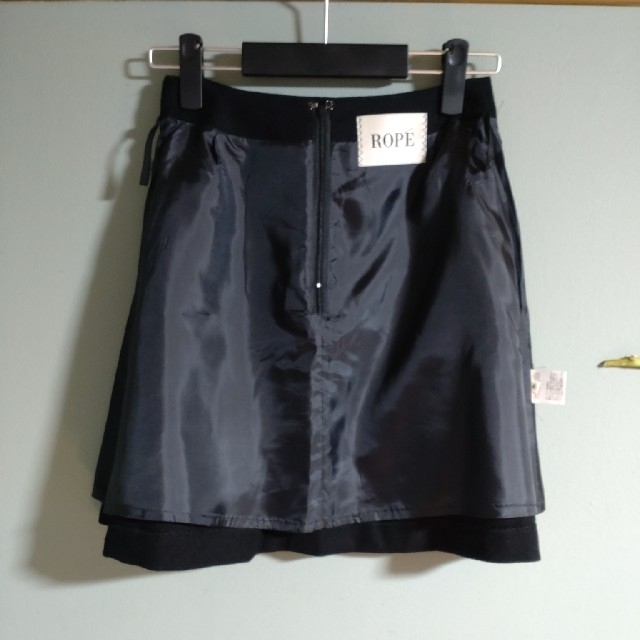 ROPE’(ロペ)のROPE'　スカート　黒　秋冬 レディースのスカート(ミニスカート)の商品写真