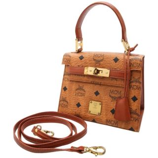 韓国】MCM エムシーエム 2way バック ベージュ 正規品 バッグ