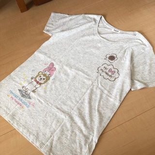 サンリオ(サンリオ)の＊未使用品＊サンリオ＊マイメロ&ハチ公＊Tシャツ＊グレーF(Tシャツ(半袖/袖なし))