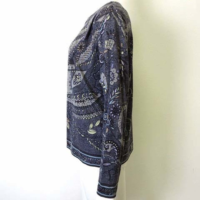 LEONARD - レオナール LEONARD カットソー ブラウス 長袖 ウール ... レオナール LEONARD カットソー ブラウス 長袖 ウール シルク LL
