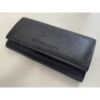 バーバリー(BURBERRY)のバーバリー/キーケース/レザー/BURBERRY/ユニセックス/ブラック/美品(キーケース)