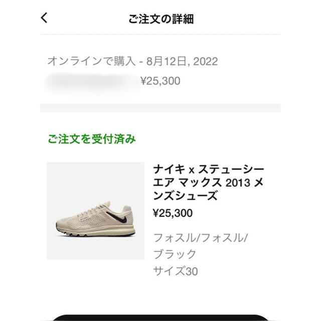 ステューシー × ナイキ エアマックス2013