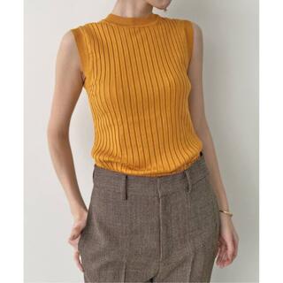 アパルトモンドゥーズィエムクラス(L'Appartement DEUXIEME CLASSE)の【HAVEL studio】RIB SLEEVELESS PULLOVER(ニット/セーター)