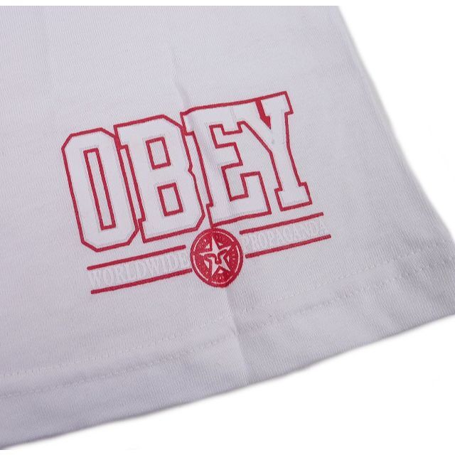 OBEY オベイ ブランドロゴ タンクトップ ホワイト L 3