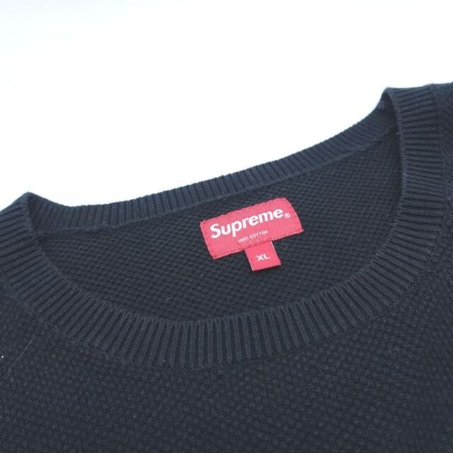 Supreme 17aw Split Pique Crew neck