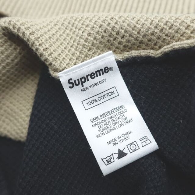 Supreme 17aw Split Pique Crew neck