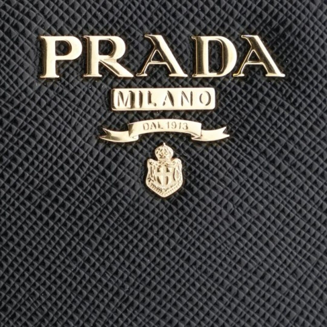 PRADA(プラダ)のプラダ PRADA 長財布 SAFFIANO METAL ORO 1ML506 NERO レディースのファッション小物(財布)の商品写真