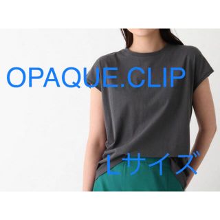 オペークドットクリップ(OPAQUE.CLIP)の2569 OPAQUE.CLIP オーガニックコットン強撚天竺 ロゴTシャツ(カットソー(半袖/袖なし))