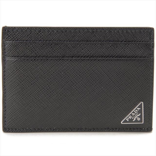 nrau.様専用】プラダ/PRADA カードケース/名刺入れ ブラック 牛革-