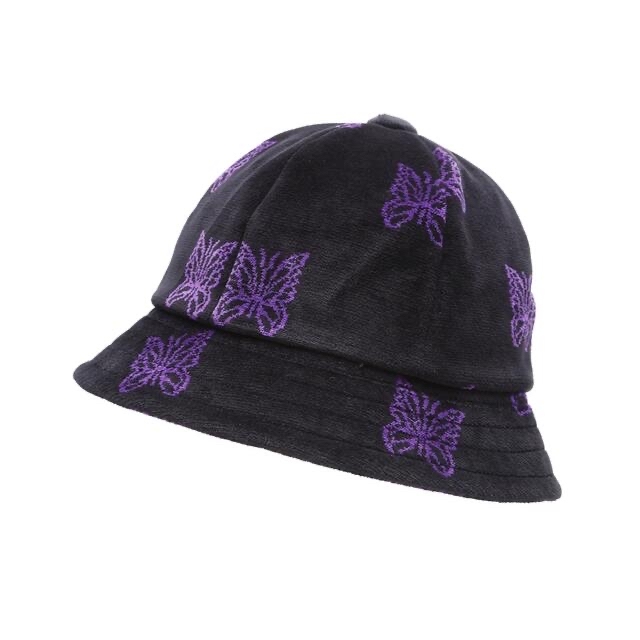 Needles(ニードルス)のBermuda Hat - C/PE Papillon Velour Lサイズ メンズの帽子(ハット)の商品写真