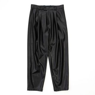 シュタイン(stein)のStain Fake Leather Trousers 20aw Sサイズ(スラックス)