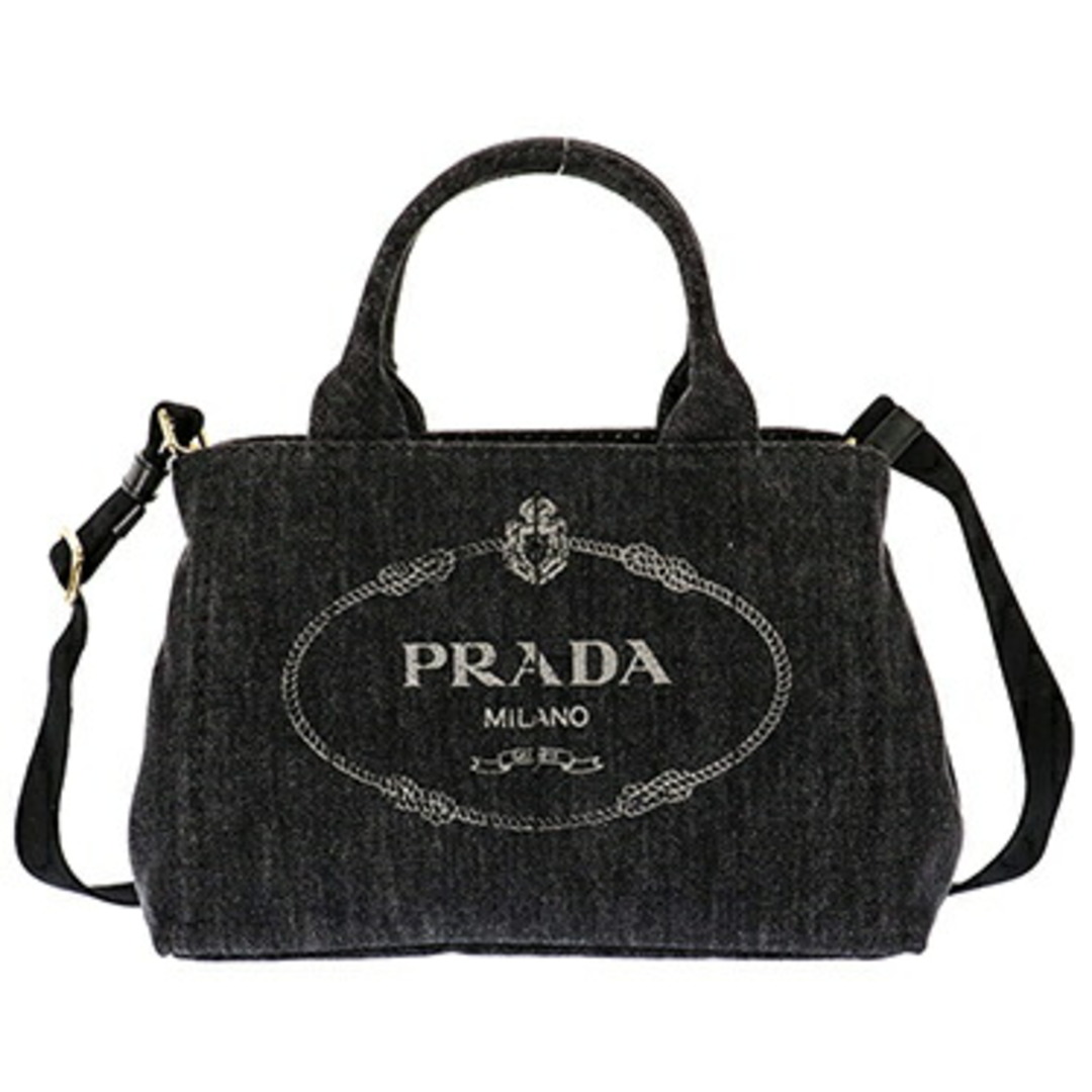 プラダ PRADA ハンドバッグ DENIM 1BG439 NEROｃｍ