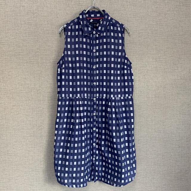 TOMMY HILFIGER(トミーヒルフィガー)のトミーヒルフィガー　ワンピース　ビンテージ　アメリカ古着　古着　used レディースのワンピース(ひざ丈ワンピース)の商品写真