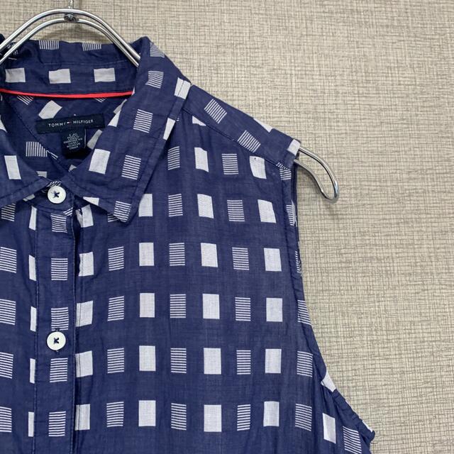 TOMMY HILFIGER(トミーヒルフィガー)のトミーヒルフィガー　ワンピース　ビンテージ　アメリカ古着　古着　used レディースのワンピース(ひざ丈ワンピース)の商品写真