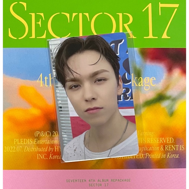 SEVENTEEN - weverse盤 特典トレカ【バーノン】SEVENTEEN SECTOR17の