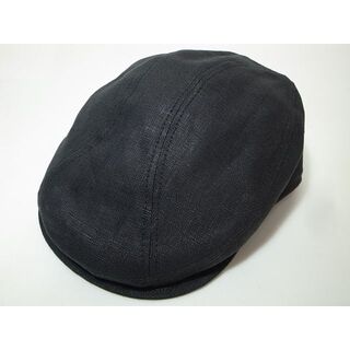 ニューヨークハット(NEW YORK HAT)の新品ニューヨークハットUSA製Linen 1900リネン素材 黒XXL(ハンチング/ベレー帽)