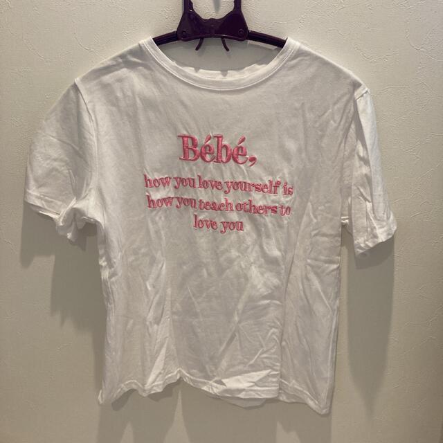 BeBe(ベベ)のベベ刺繍Tシャツ レディースのトップス(Tシャツ(半袖/袖なし))の商品写真