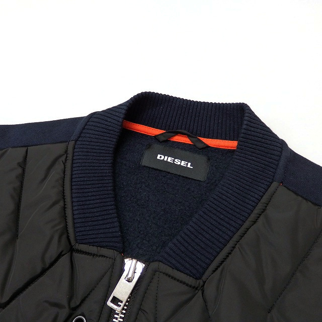 DIESEL(ディーゼル)のディーゼル DIESEL 切替デザイン スウェット 中綿ジャケット L  メンズのジャケット/アウター(ブルゾン)の商品写真