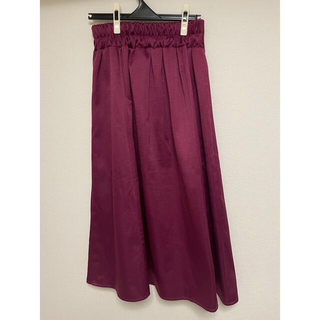 GRL(グレイル)のサテンフレアロングスカート レディースのスカート(ロングスカート)の商品写真