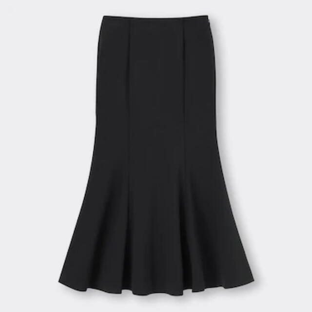 GU(ジーユー)のGU マーメイドスカート黒 Mサイズ レディースのスカート(ロングスカート)の商品写真