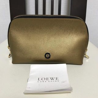 LOEWE ロエベ　ビッグロゴ　ポーチ