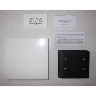 マルタンマルジェラ(Maison Martin Margiela)のマルジェラ 二つ折り 小銭入れ 財布 billford wallet black(折り財布)