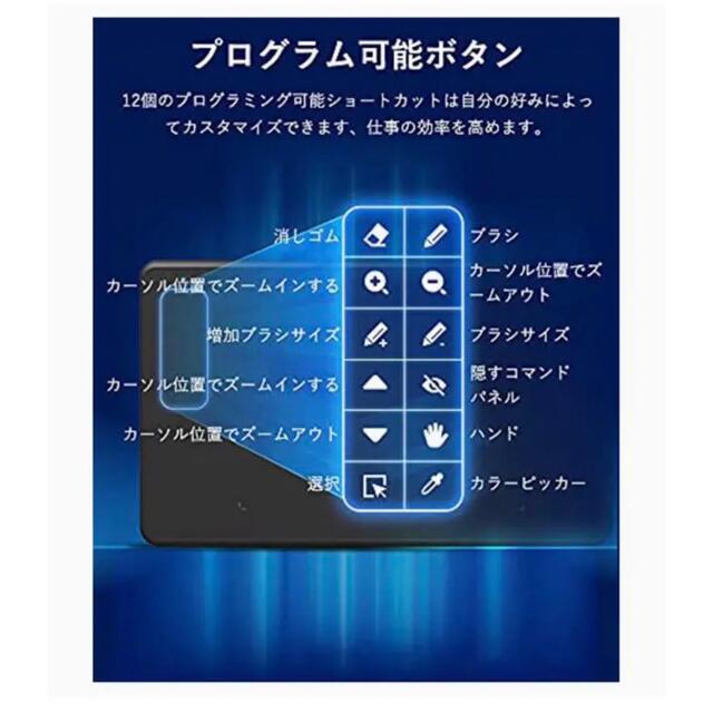 9.4*6.1 Inchの大面積の製図板 ペンタブレット 超薄型の製図板 数字製