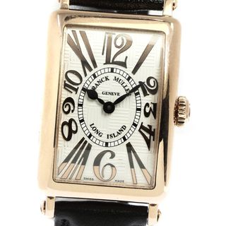 フランクミュラー(FRANCK MULLER)のフランクミュラー FRANCK MULLER 902QZRELV-R ロングアイランド K18PG クォーツ レディース 箱・保証書付き_694160【ev20】(腕時計)