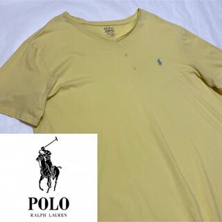 ポロラルフローレン(POLO RALPH LAUREN)の90s 古着 ポロ ラルフローレン 刺繍ロゴ ビッグシルエット ゆるだぼ(Tシャツ/カットソー(半袖/袖なし))
