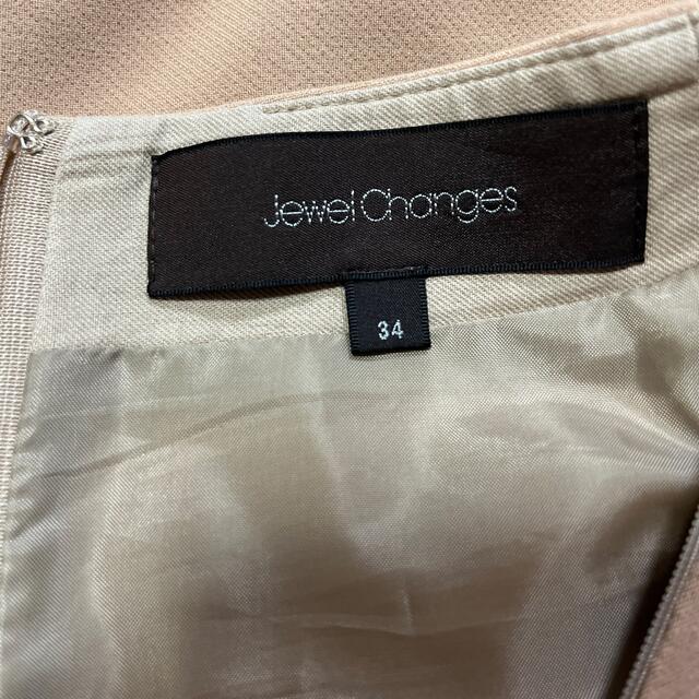 Jewel Changes(ジュエルチェンジズ)のjewel changes サイズ34 台形スカート レディースのスカート(ミニスカート)の商品写真