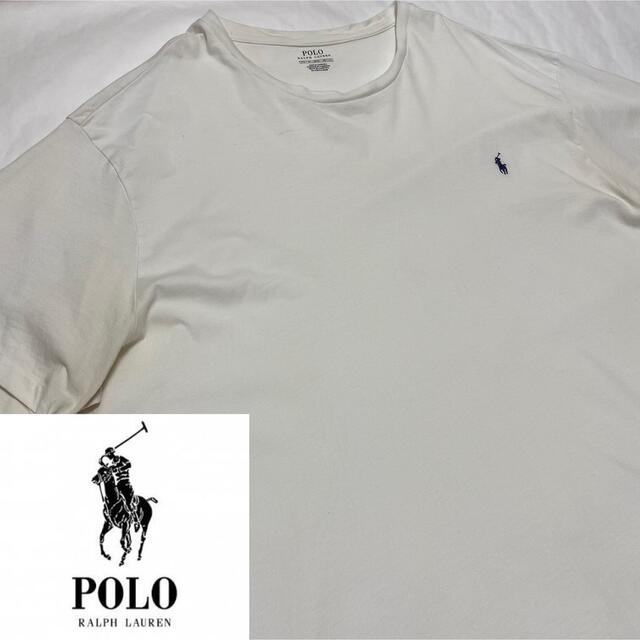 POLO RALPH LAUREN(ポロラルフローレン)の90s 古着 ポロ ラルフローレン 刺繍ロゴ ビッグシルエット ゆるだぼ メンズのトップス(Tシャツ/カットソー(半袖/袖なし))の商品写真