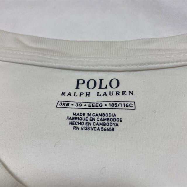 POLO RALPH LAUREN(ポロラルフローレン)の90s 古着 ポロ ラルフローレン 刺繍ロゴ ビッグシルエット ゆるだぼ メンズのトップス(Tシャツ/カットソー(半袖/袖なし))の商品写真