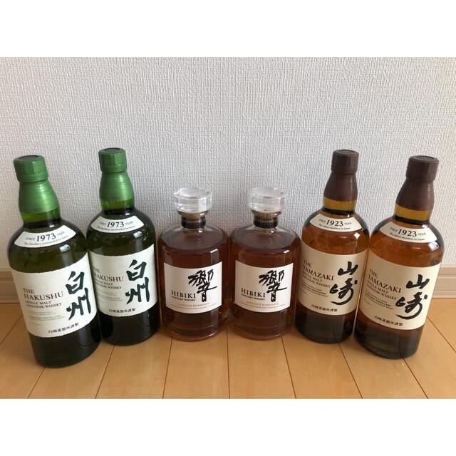 待望☆】 SUNTORY - サントリー 山崎 新品未開栓 計6本 JH 響 NV 白州