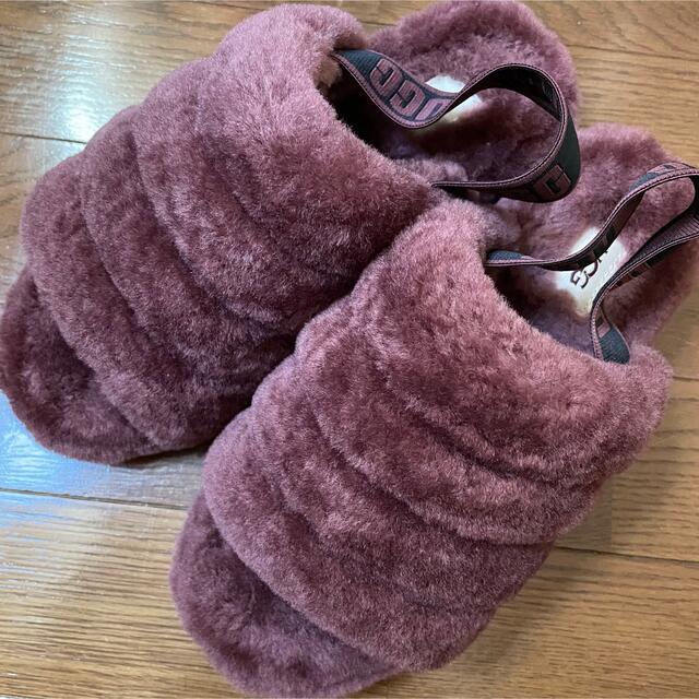 UGG ファーサンダル 新品未使用 ブラウンサンダル