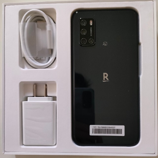 Rakuten(ラクテン)の楽天モバイル Rakuten BIG s Black 3917JR スマホ/家電/カメラのスマートフォン/携帯電話(スマートフォン本体)の商品写真