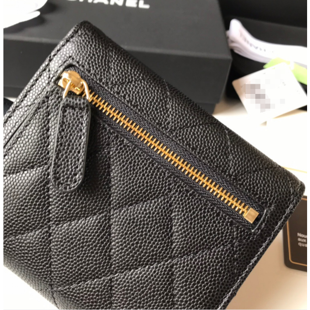 2日に限!CHANEL シャネル 財布 スモール ウォレット ラムスキン