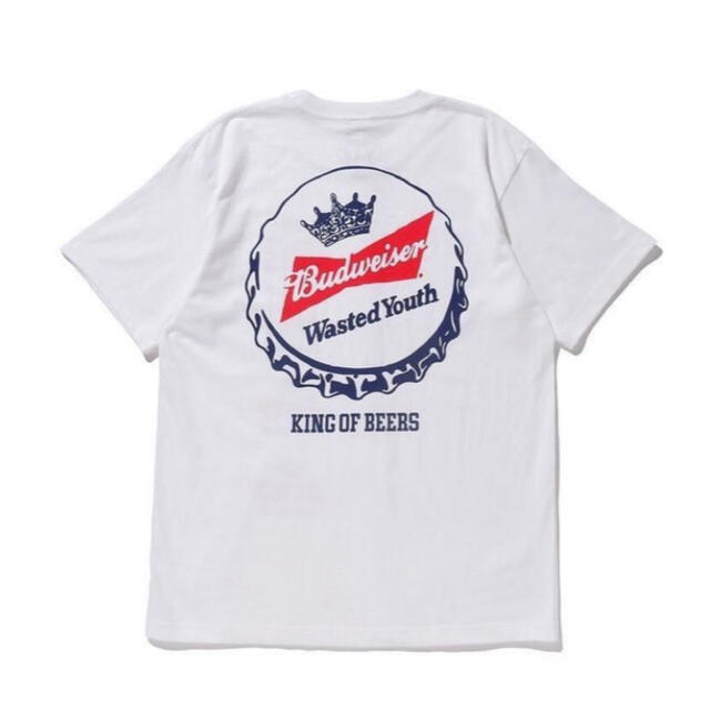 WHIMSY(ウィムジー)の【新品】Wasted Youth × Budweiser  メンズのトップス(Tシャツ/カットソー(半袖/袖なし))の商品写真