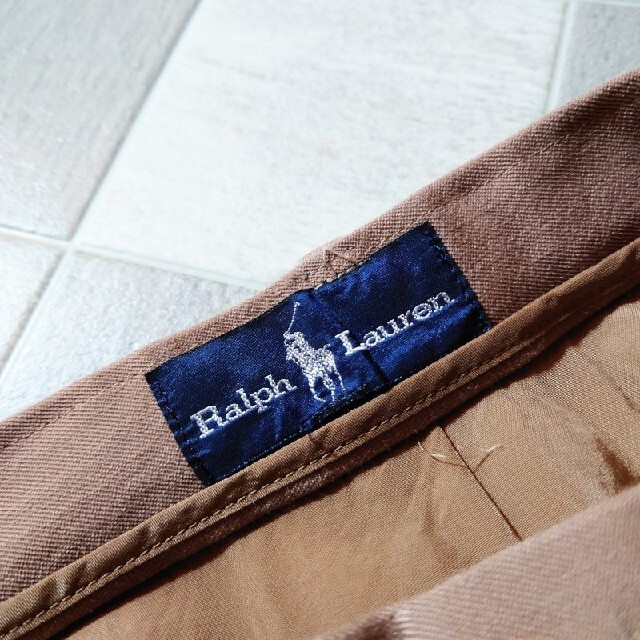 POLO RALPH LAUREN(ポロラルフローレン)のRALPH LAUREN ウール ジャージー フレア スカート キャメル レディースのスカート(ロングスカート)の商品写真