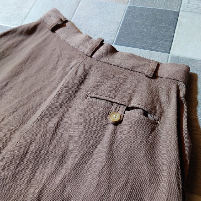 POLO RALPH LAUREN(ポロラルフローレン)のRALPH LAUREN ウール ジャージー フレア スカート キャメル レディースのスカート(ロングスカート)の商品写真