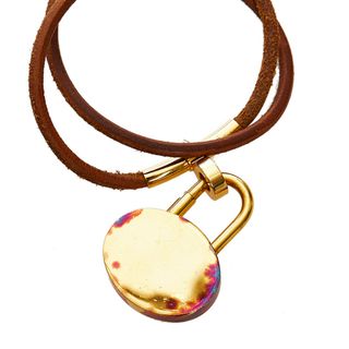 Hermes - エルメス カデナ キー 地中海 ネックレス チョーカー メッキ