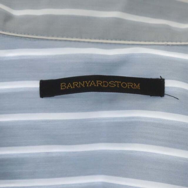 BARNYARDSTORM(バンヤードストーム)のバンヤードストーム BARNYARDSTORM シャツ 半袖 0 グレー 白 レディースのトップス(シャツ/ブラウス(半袖/袖なし))の商品写真