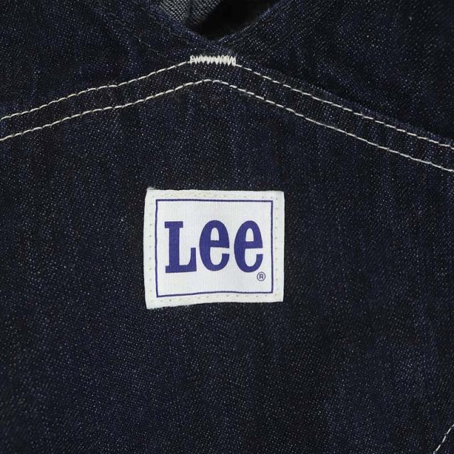 Lee(リー)のリー LEE デニムオーバーオール ワイドパンツ ハンマーループ コットン M レディースのパンツ(サロペット/オーバーオール)の商品写真